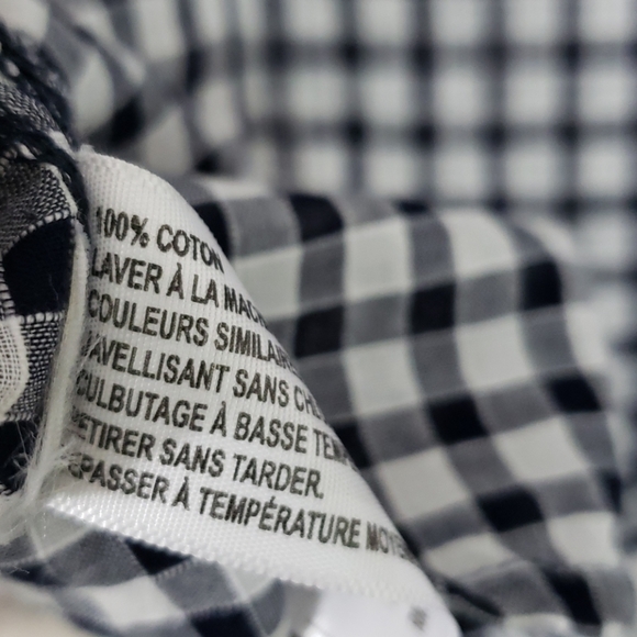 🛑SOLD🛑Gingham♡Western♡Prairie♡Partial Button Down - Picture 4 of 6